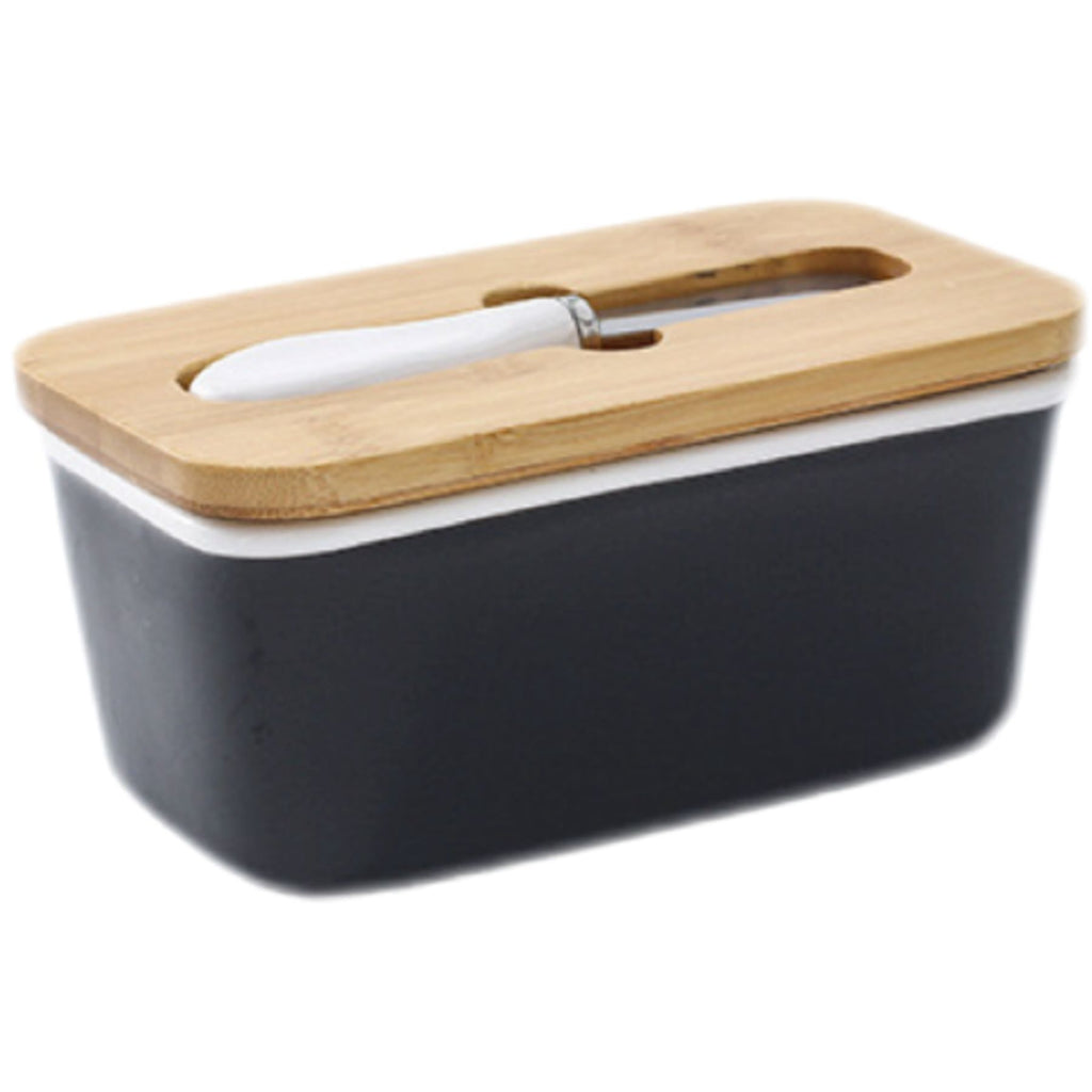 Ceramic Butter Storage Box (With A Butter Knife)