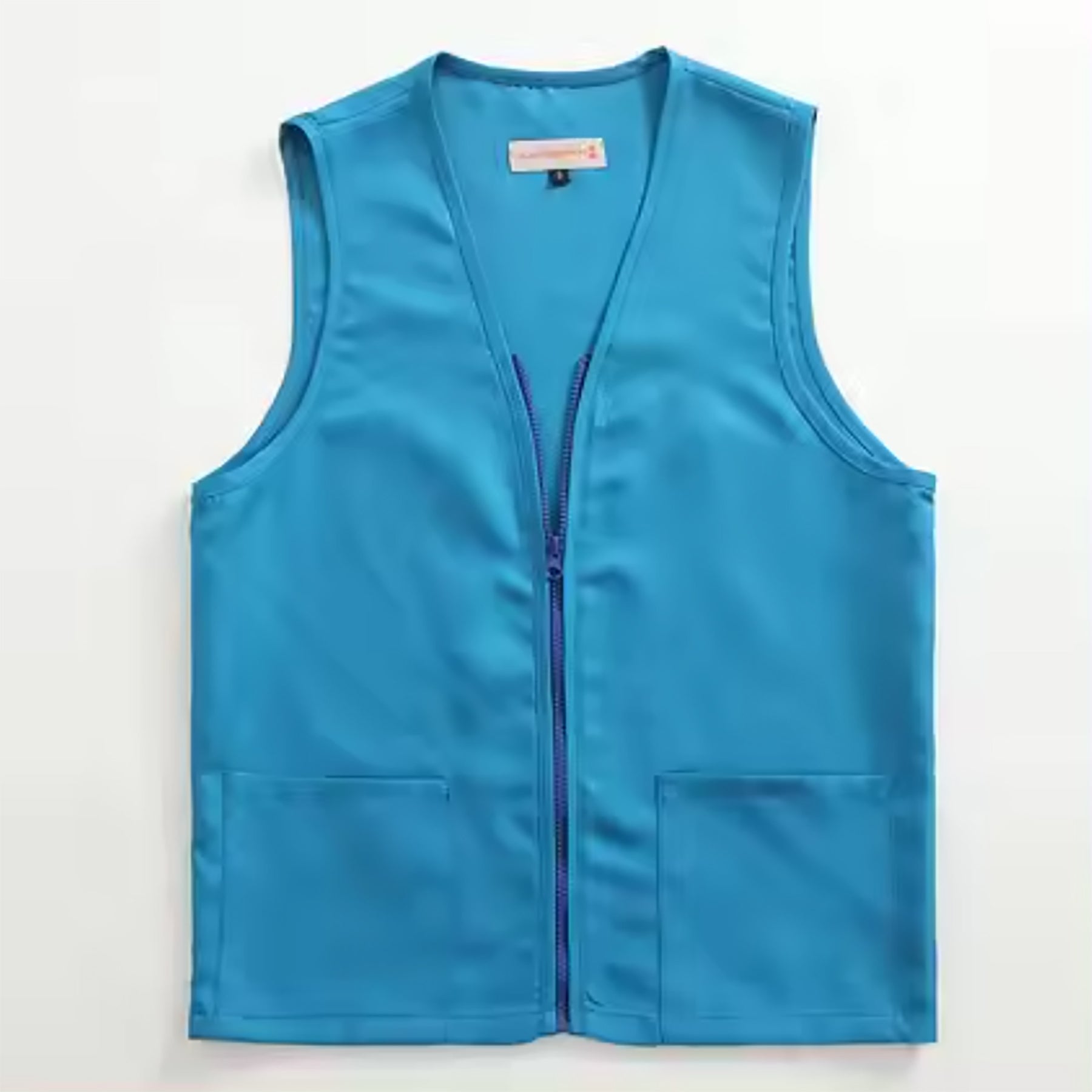 Zipper Advertising Volunteer Vest