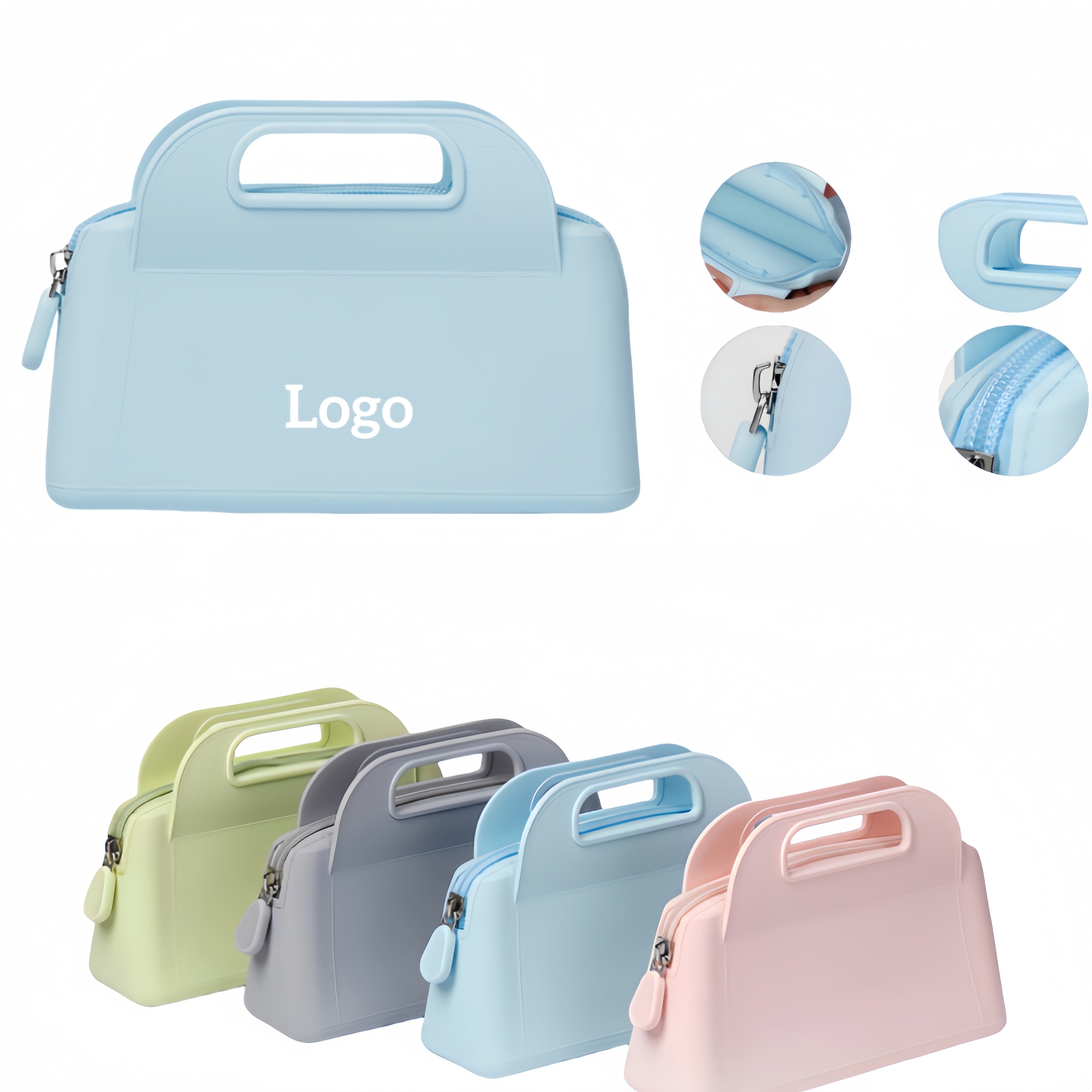 Small Cosmetic Silicone Pouch