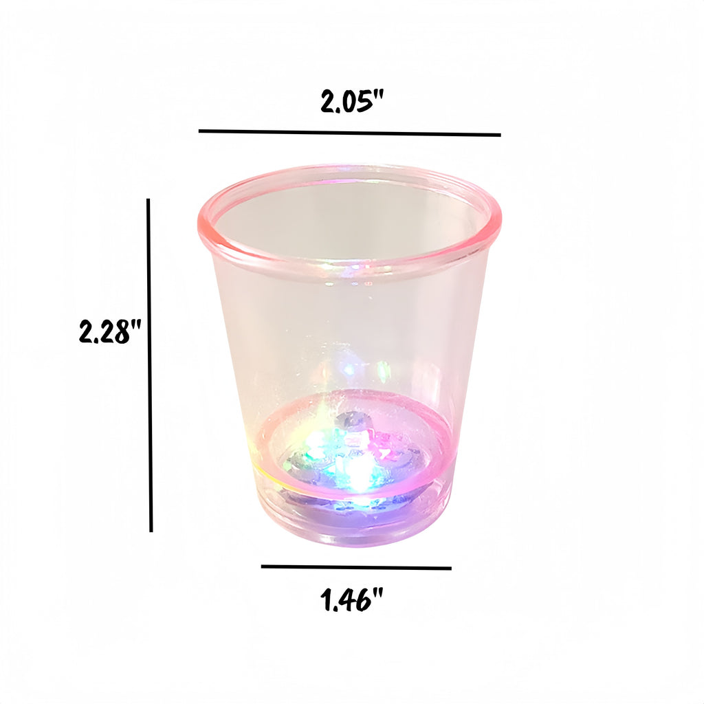 Plastic Shot Glass with LED Light