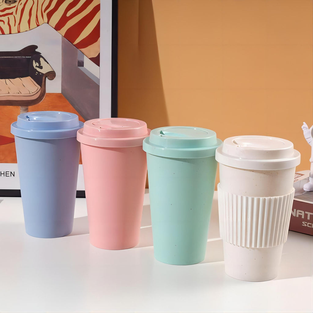 Plastic Travel Mugs with Lid