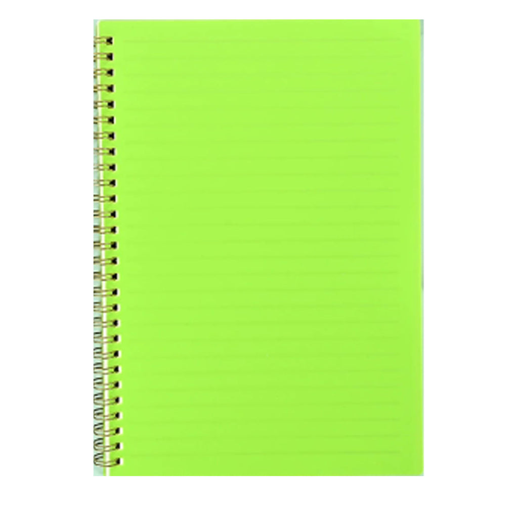 A5 Plastic Cover Notebook with Spiral Binding