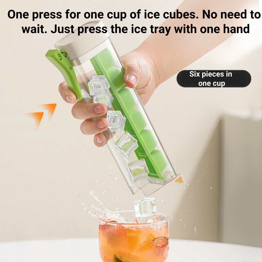 Household 6-compartment Pressing Ice Mold