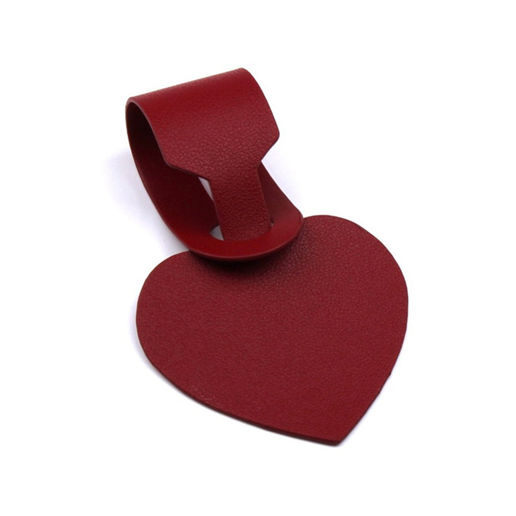 Heart Shaped PU Leather Luggage Tags