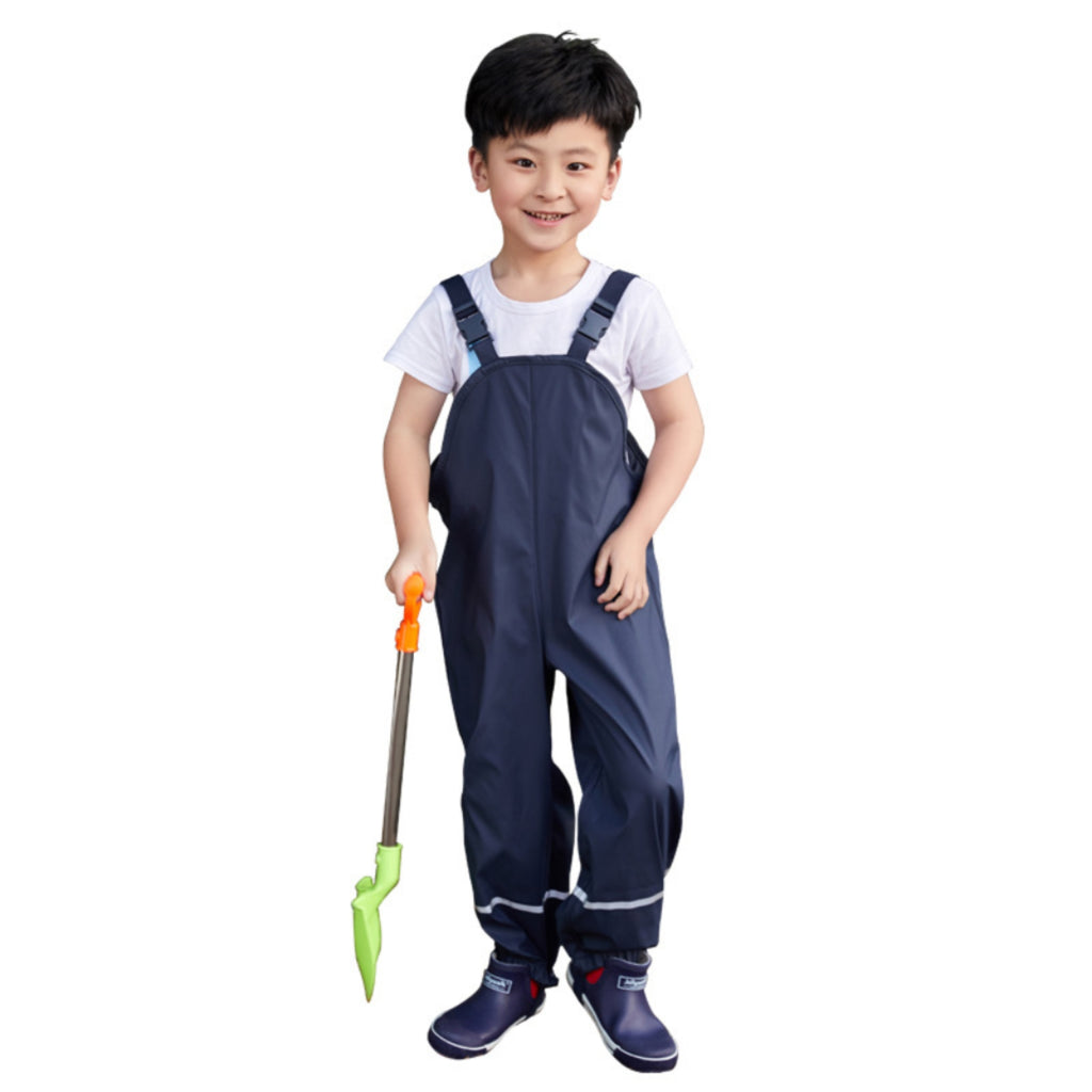 2T - 5T Kids Waterproof Overalls With Reflective Strips