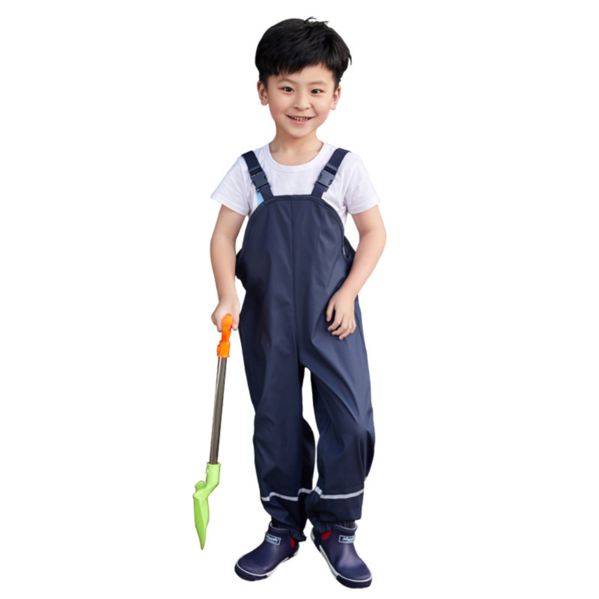 2T - 5T Kids Waterproof Overalls With Reflective Strips