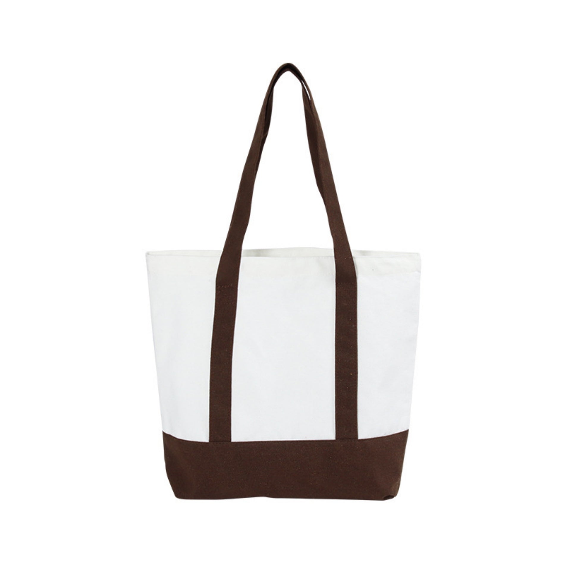 12Oz Fashion Two Tone Cotton Canvas Tote Bag