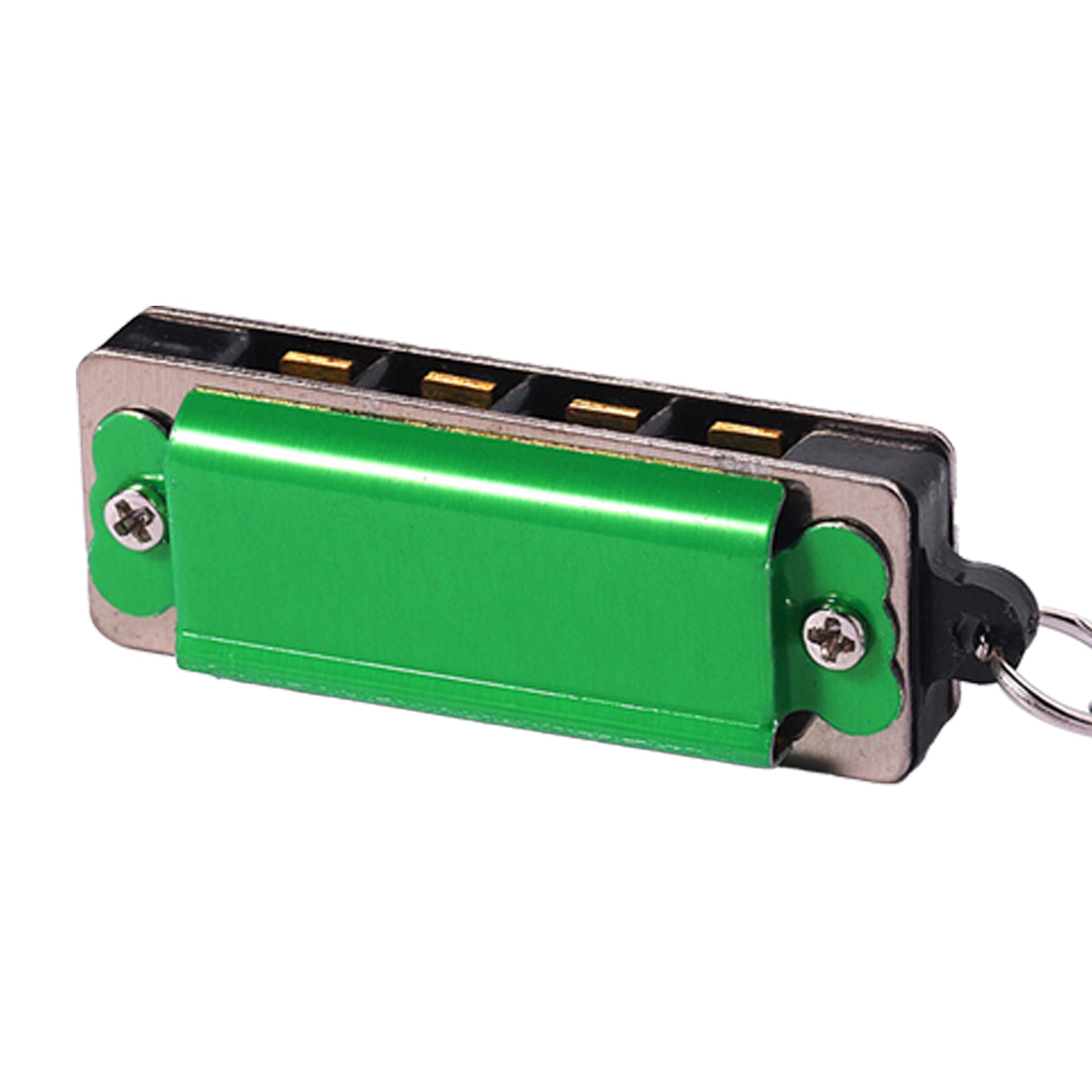 Mini Metal 4 Holes Harmonica Necklace
