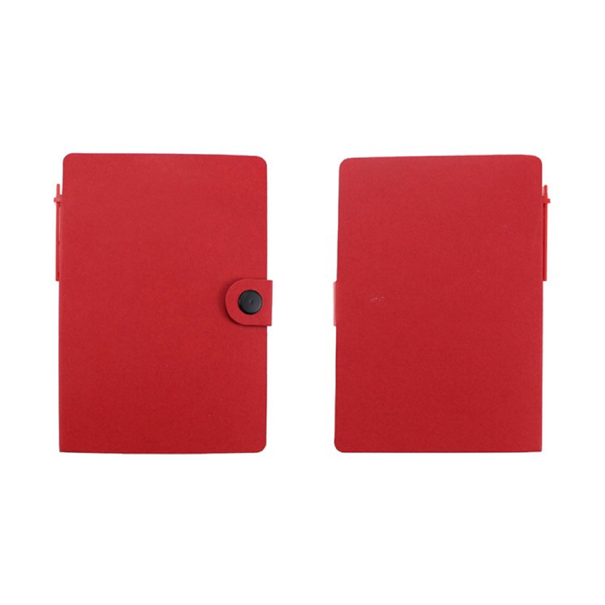 Eco-Friendly Button Strap Notebook with Pen