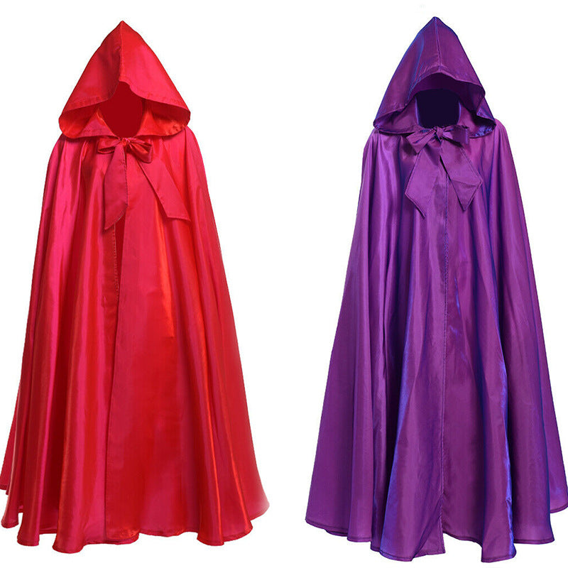 Halloween Cloak Wizard Robe Death Character Performance Costume