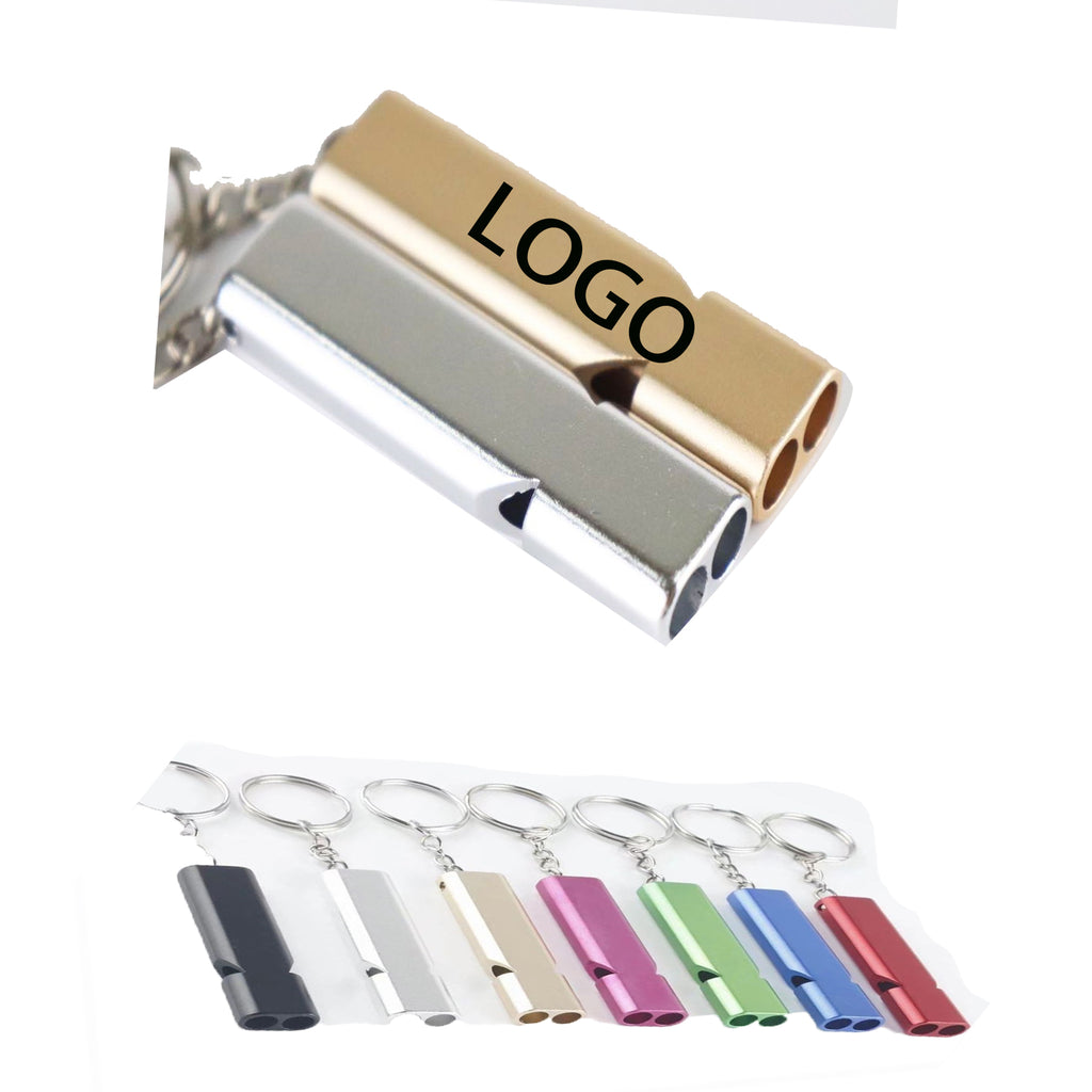 Aluminum Alloy Dual Frequency Survival Whistle Training Pigeon Whistle Referee Whistle