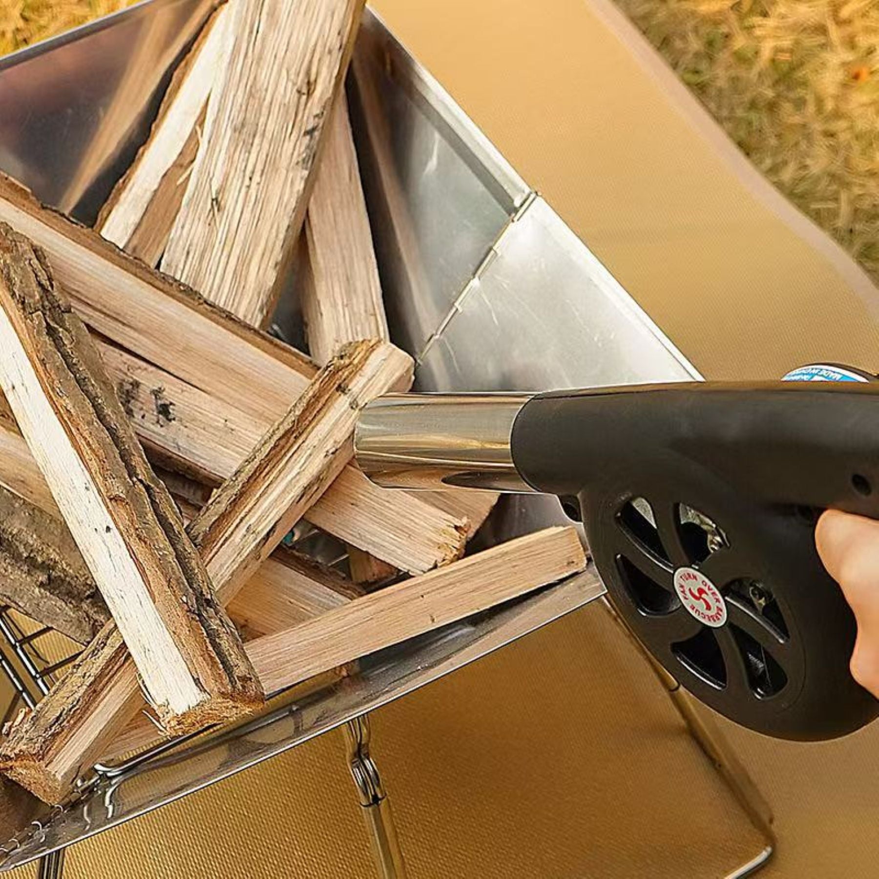 Manual Wind-Powered Blower With High Wind Force