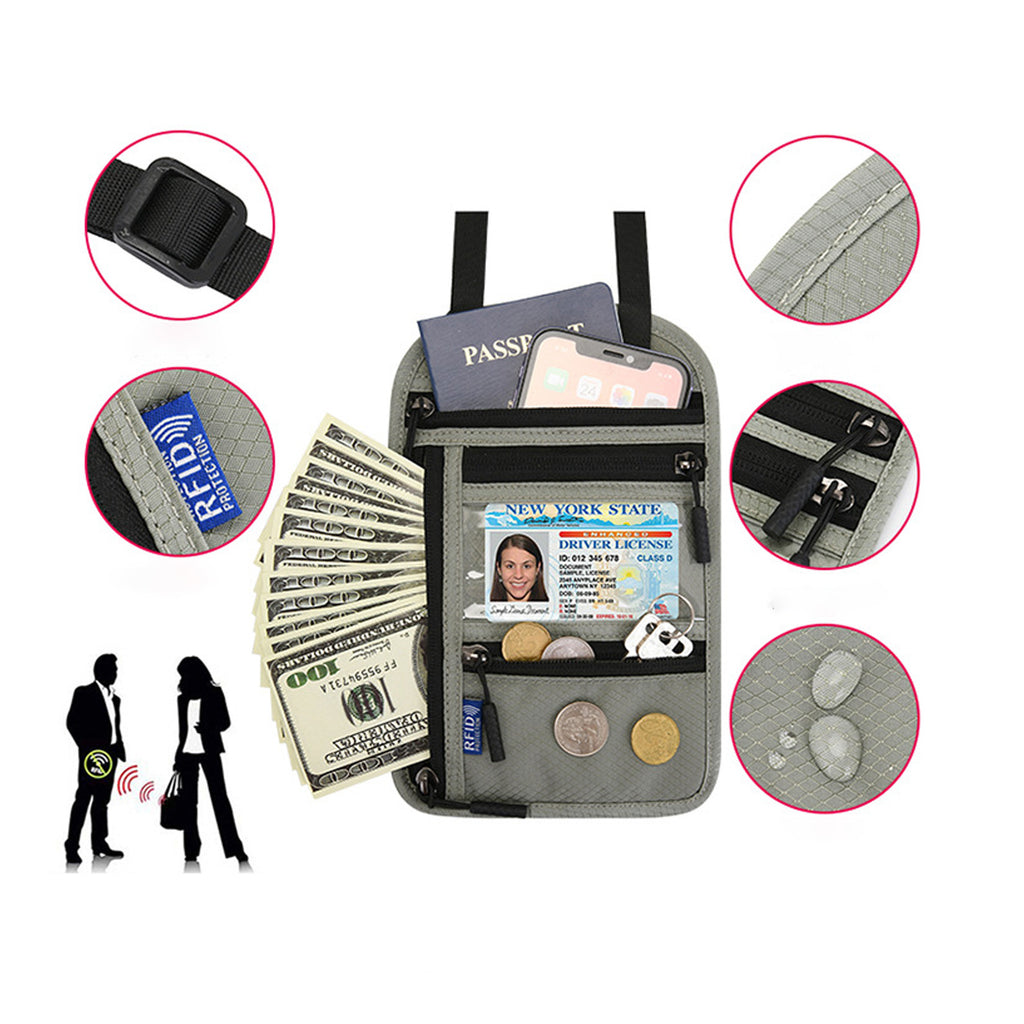 Travel Pouch Neck Wallet