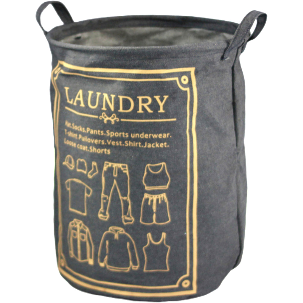 Cotton - linen Laundry Storage Basket