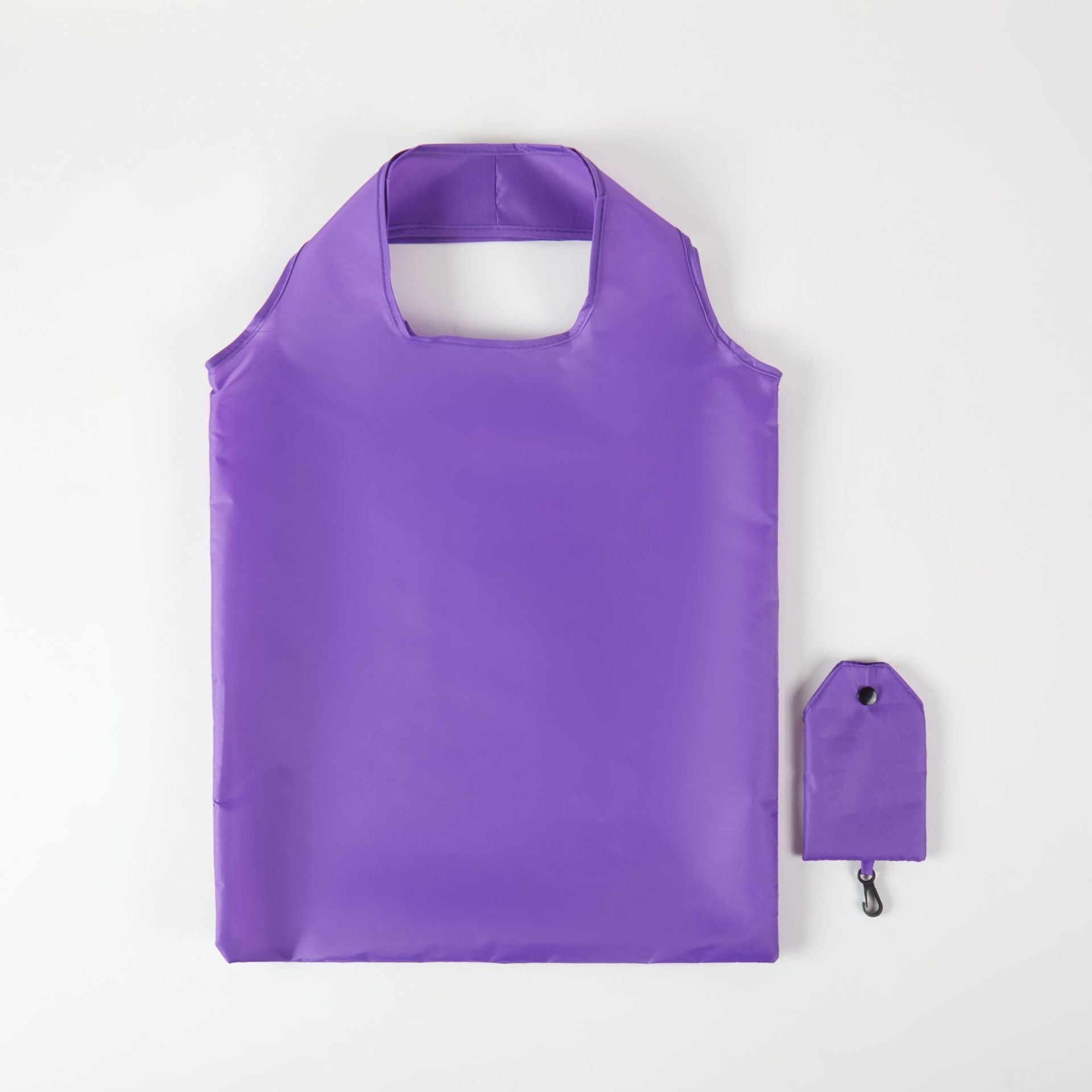 Solid-color Folding Shopping Bag