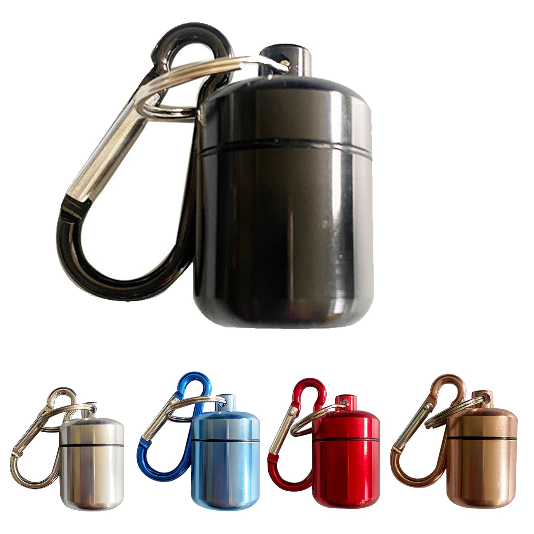 Pill Box Aluminum Alloy Storage Container