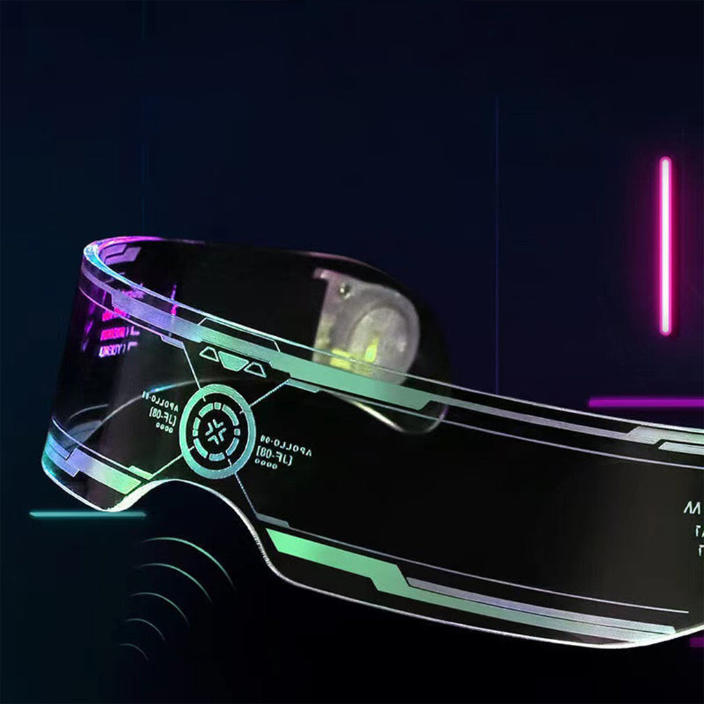 Cyberpunk Style Led Luminous Sunglasses