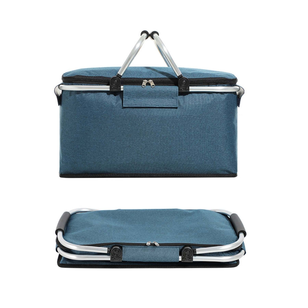Aluminum Frame Portable Picnic Basket
