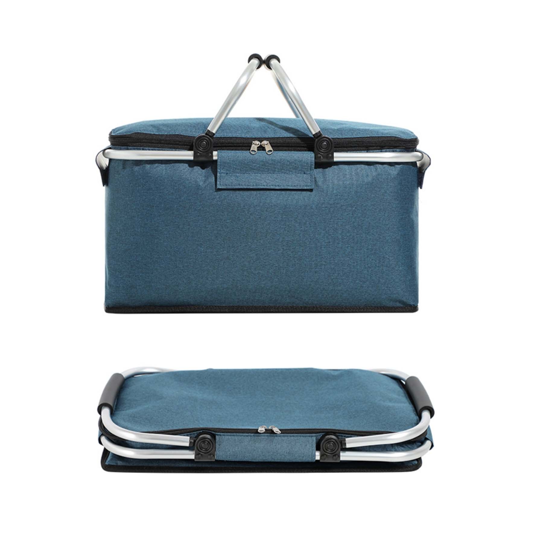 Aluminum Frame Portable Picnic Basket
