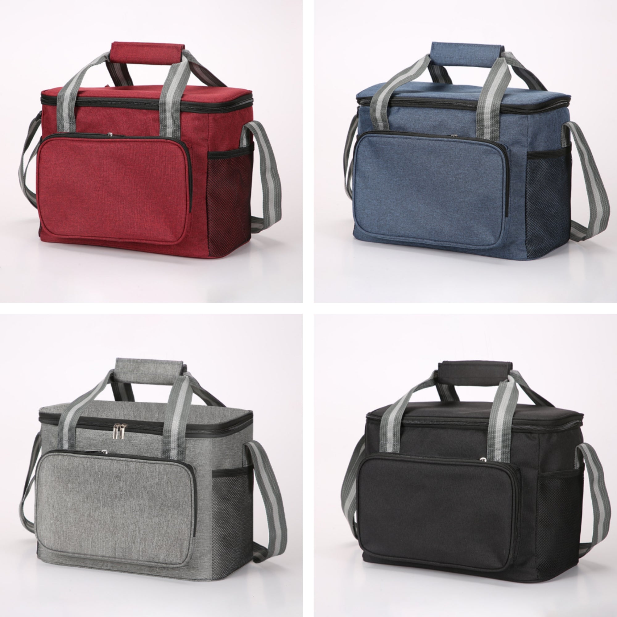 15L Oxford Fabric Thickened Waterproof Outdoor Insulated Cooler Bag