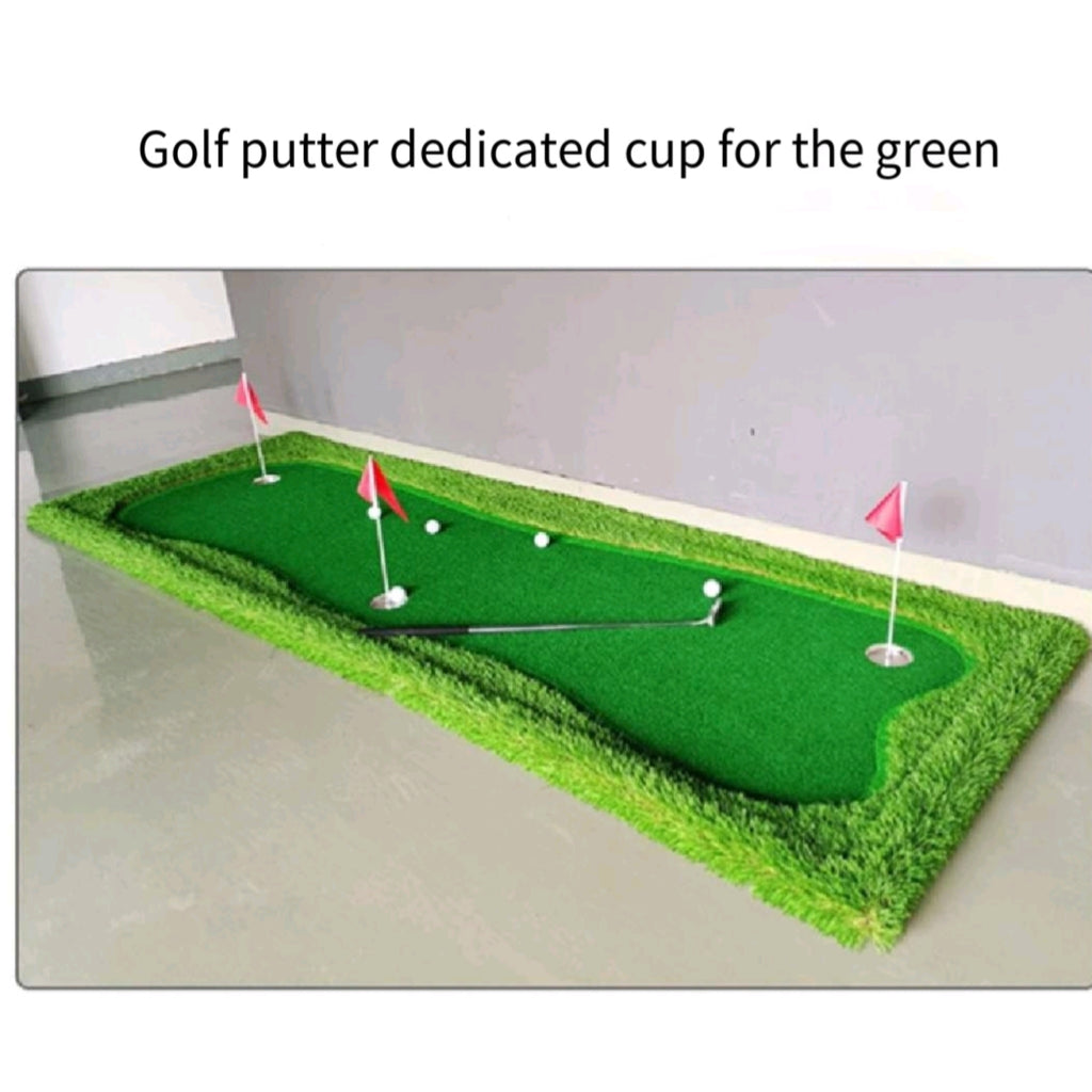 Golf Hole Cup Stainless Steel Putting Green Flag Training