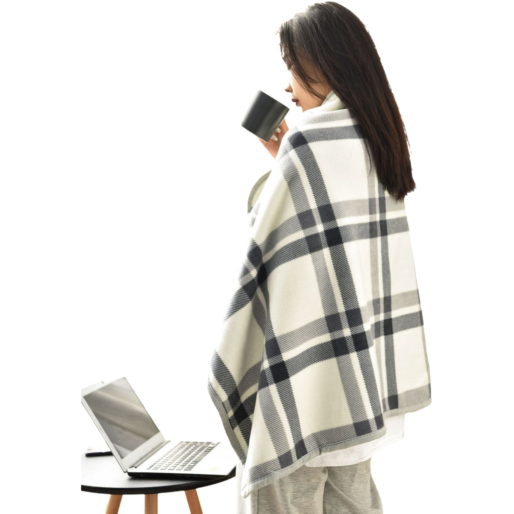 Flannel Shawl - Blanket for Office Naps