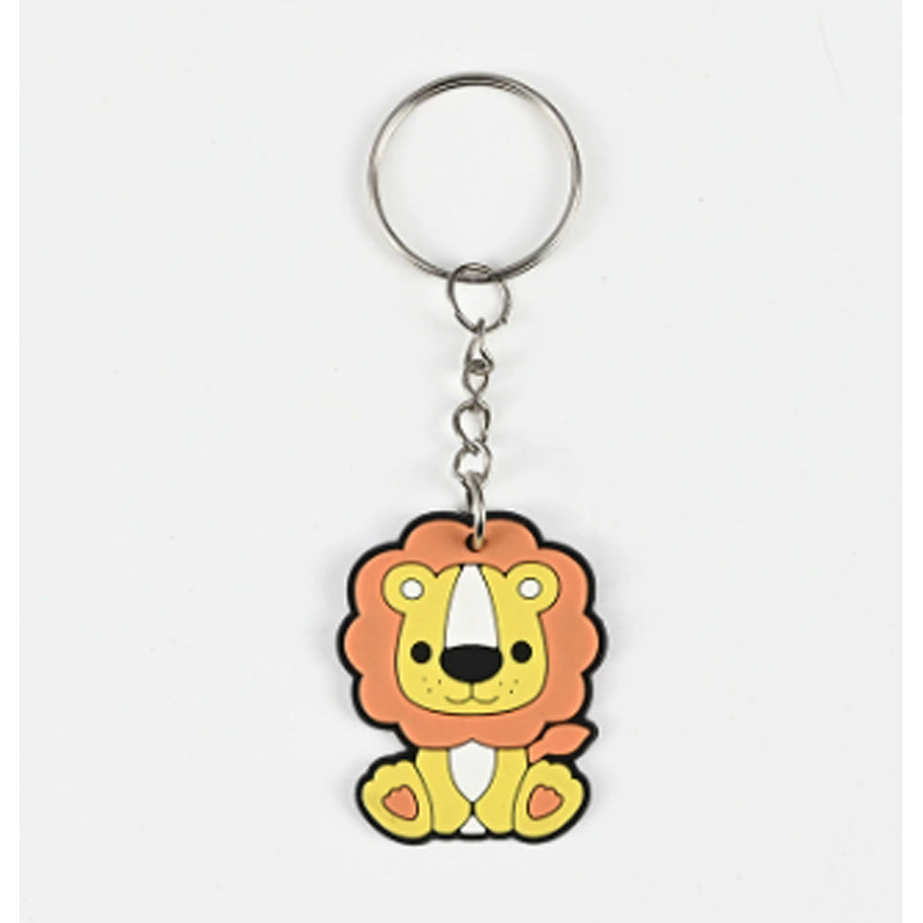 Soft PVC Keychain Colorful Animal Car Charm Bag Accessory
