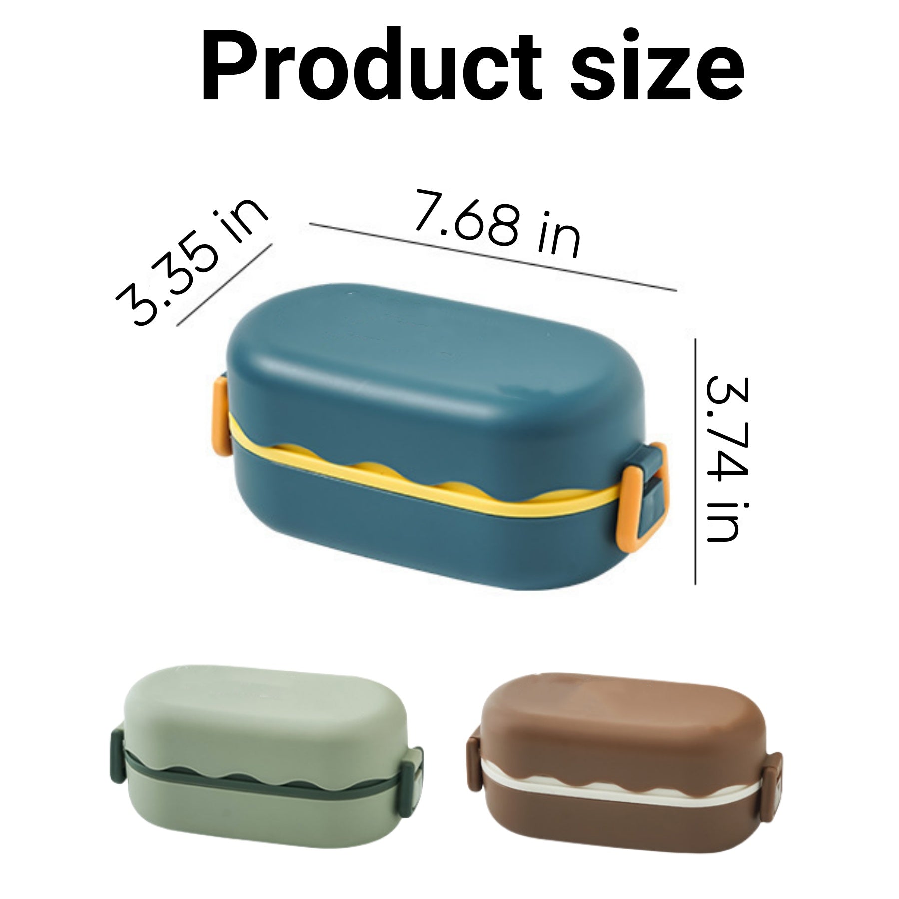 Food - grade Double - layer Leak - proof Lunch Box