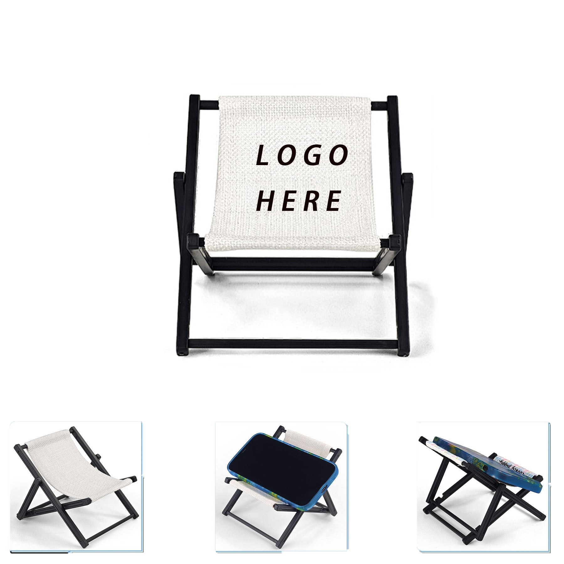 Lazy Beach Chair Cell Phone Holder