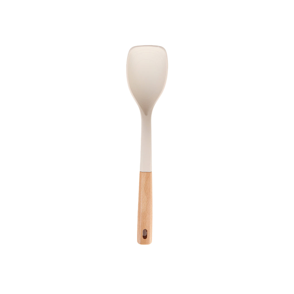 Wooden-Handled Silicone Kitchen Utensils For Non-Stick Pans