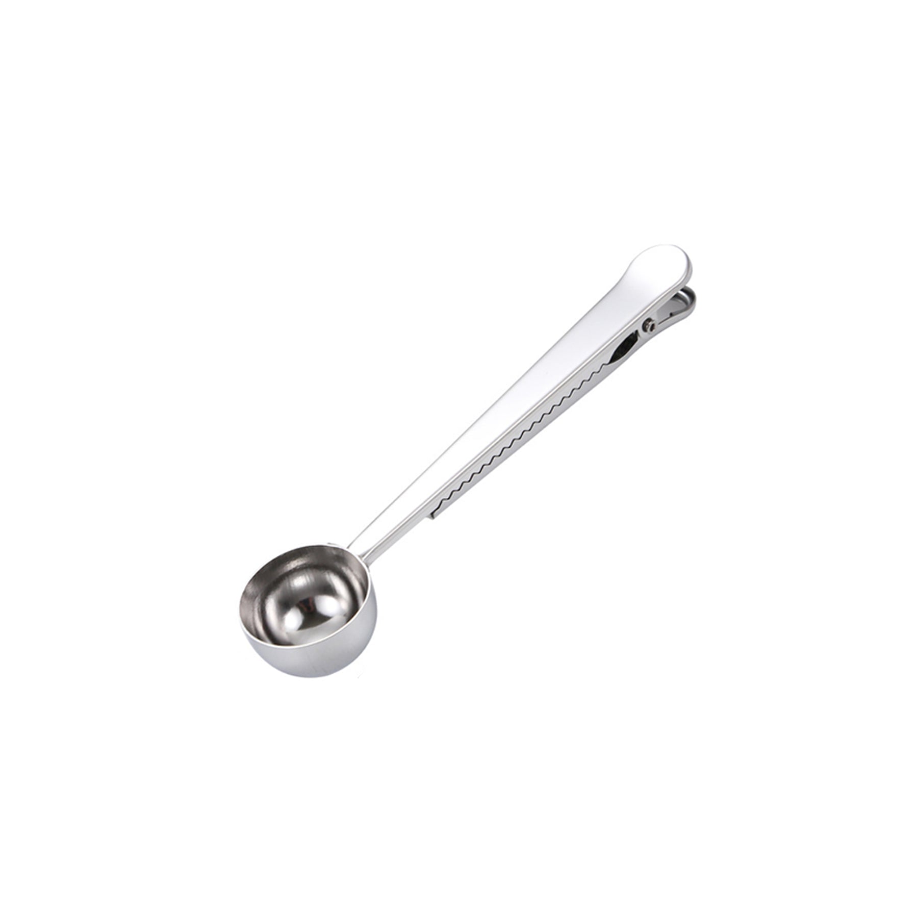 Stainless Steel Coffee Scoop With Clip