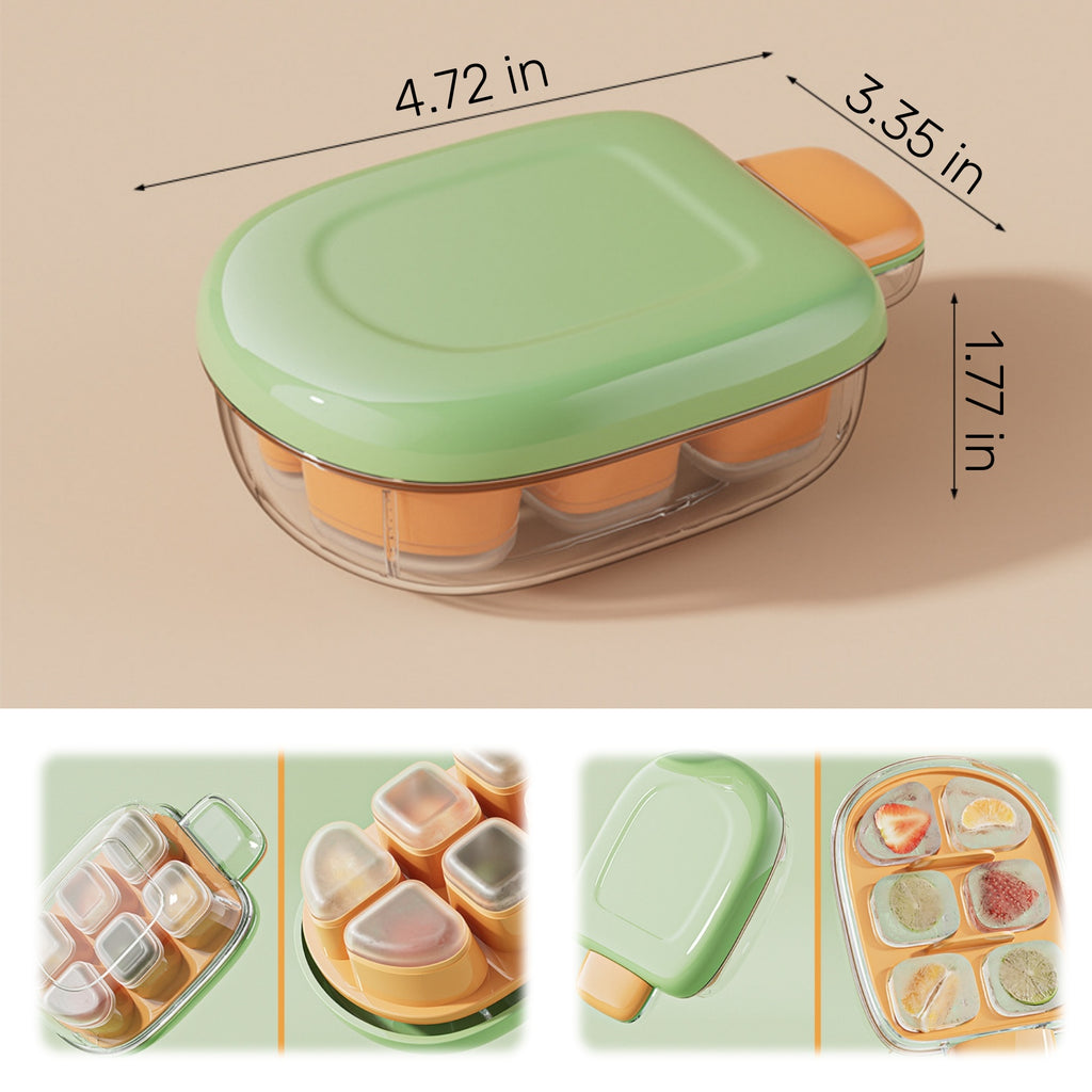 Food-grade Ice Cube Tray With Lid
