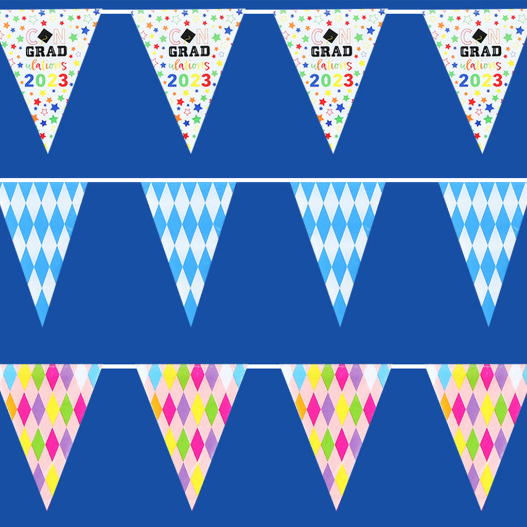 Customizable Triangular Bunting Flag Decoration