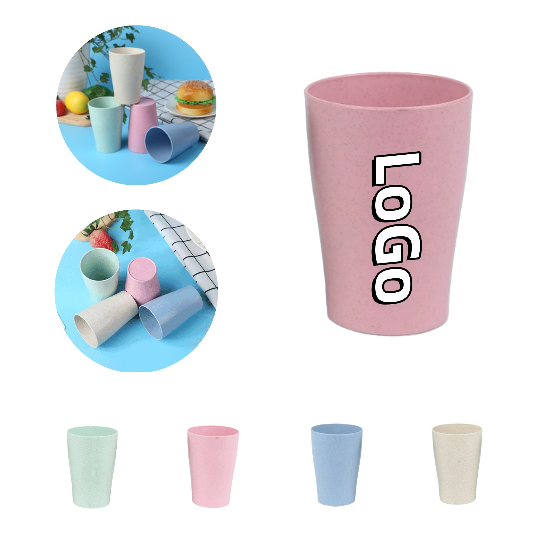Wheat Straw Water Cup