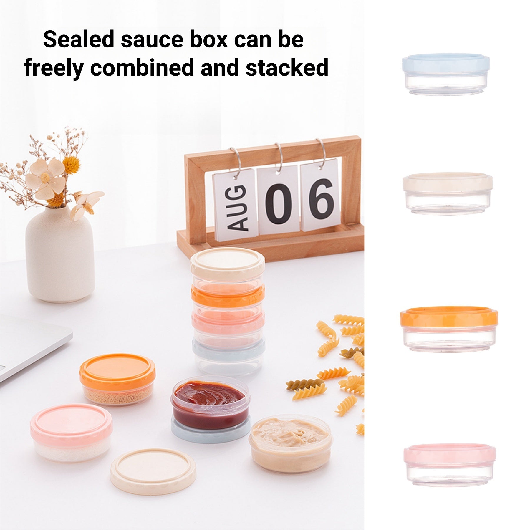 Mini Round Seasoning Box