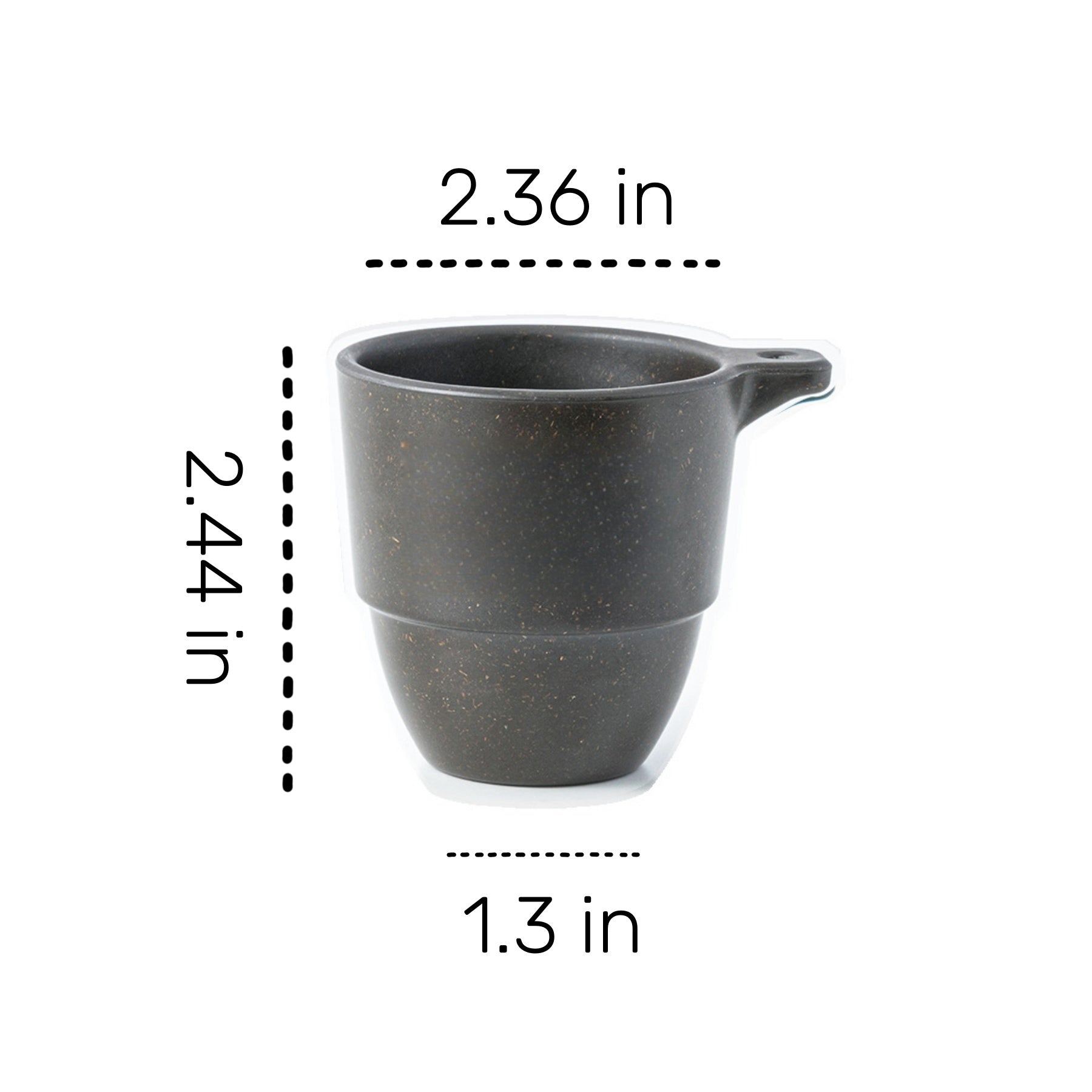 Coffee Grounds Cup With A Lanyard