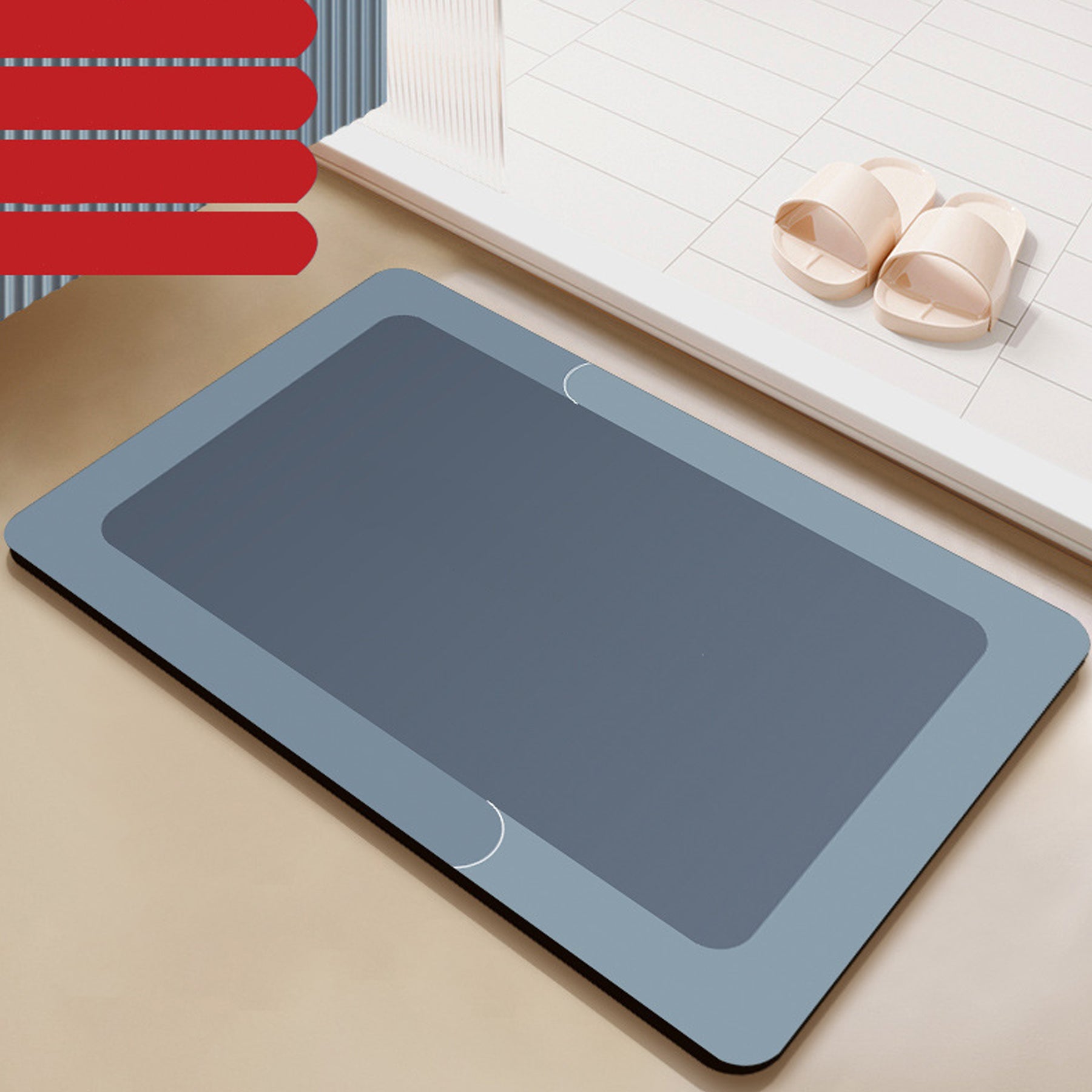 Simple Non Slip Mat For Bathroom And Kitchen