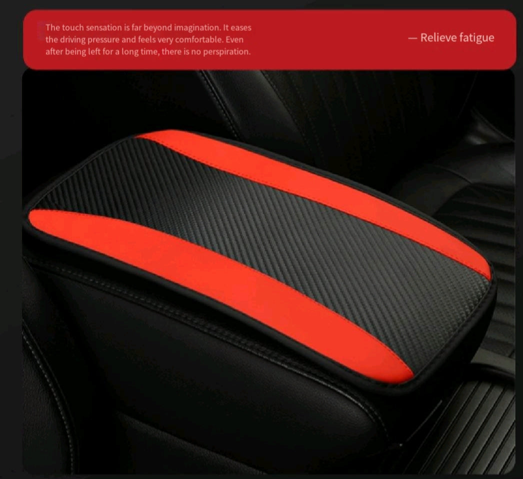 Console Top Pad Carbon Print Non Slip Ergonomic