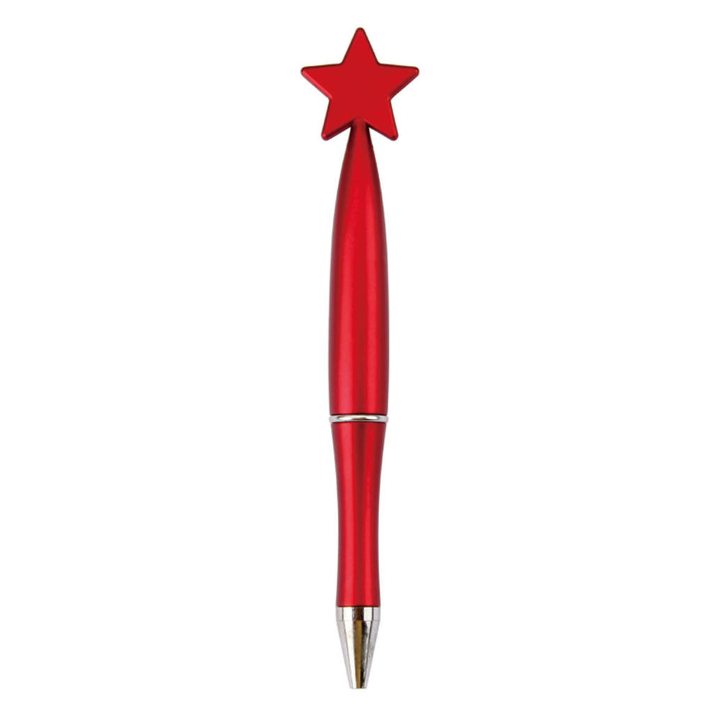 Plastic Star Shape Ballpoint Pen Black Ink Retractable Pen