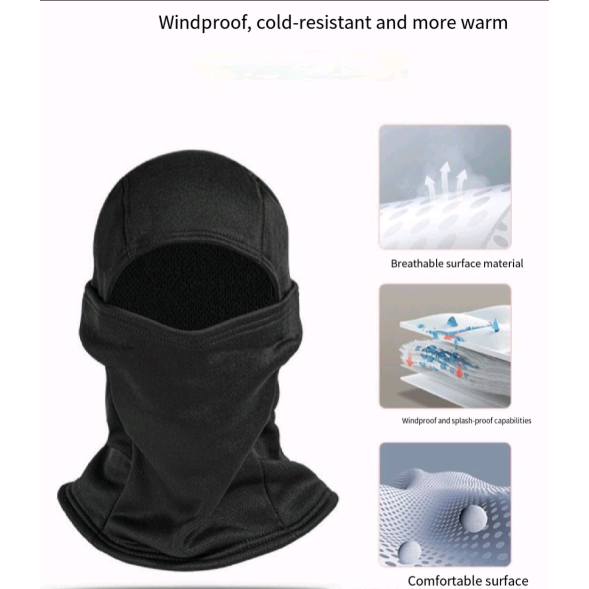 Polar Fleece Balaclava Windblock Thermal Ski Mask