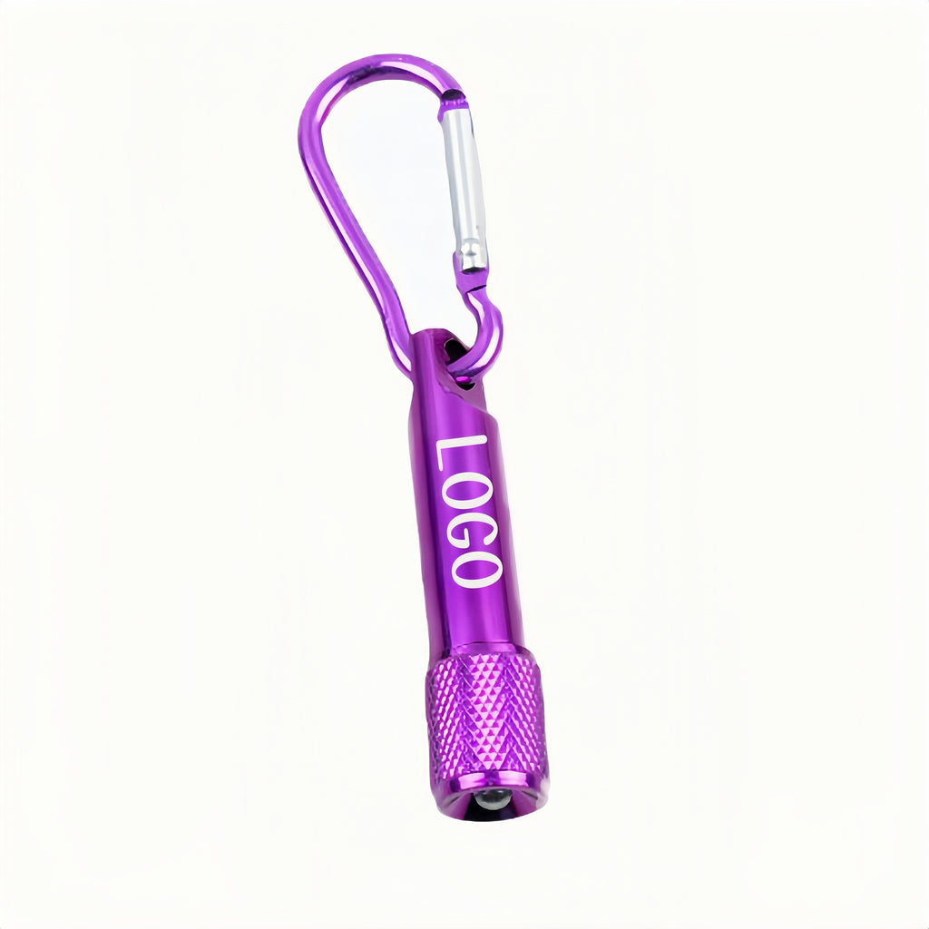 Aluminum Alloy LED Carabiner Flashlight