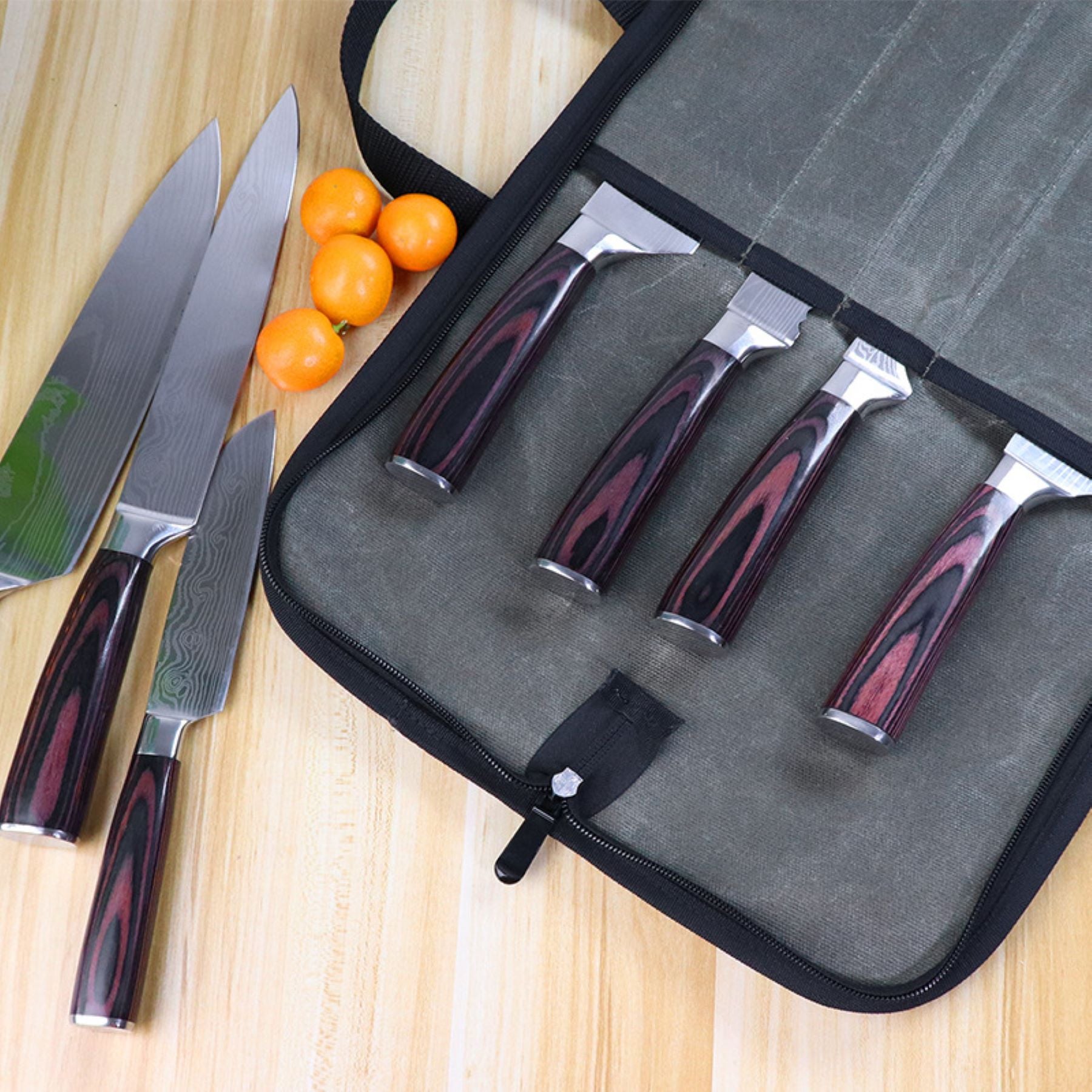 Portable Kitchen Knife Organizer Bag