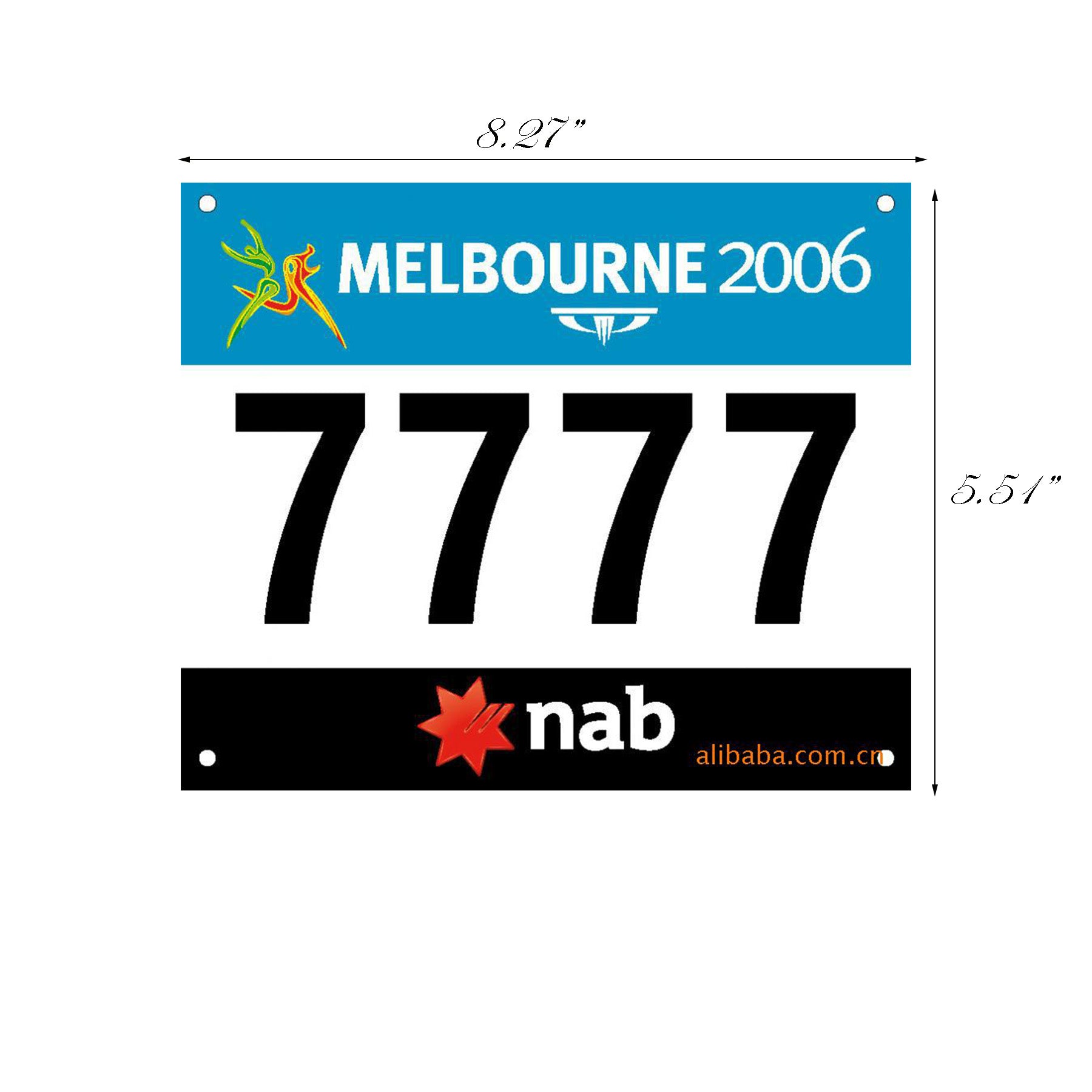 Tyvek Number Plate Games Competition Number Bibs