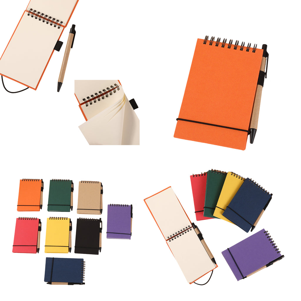 Eco Pocket Note Pad with Pen