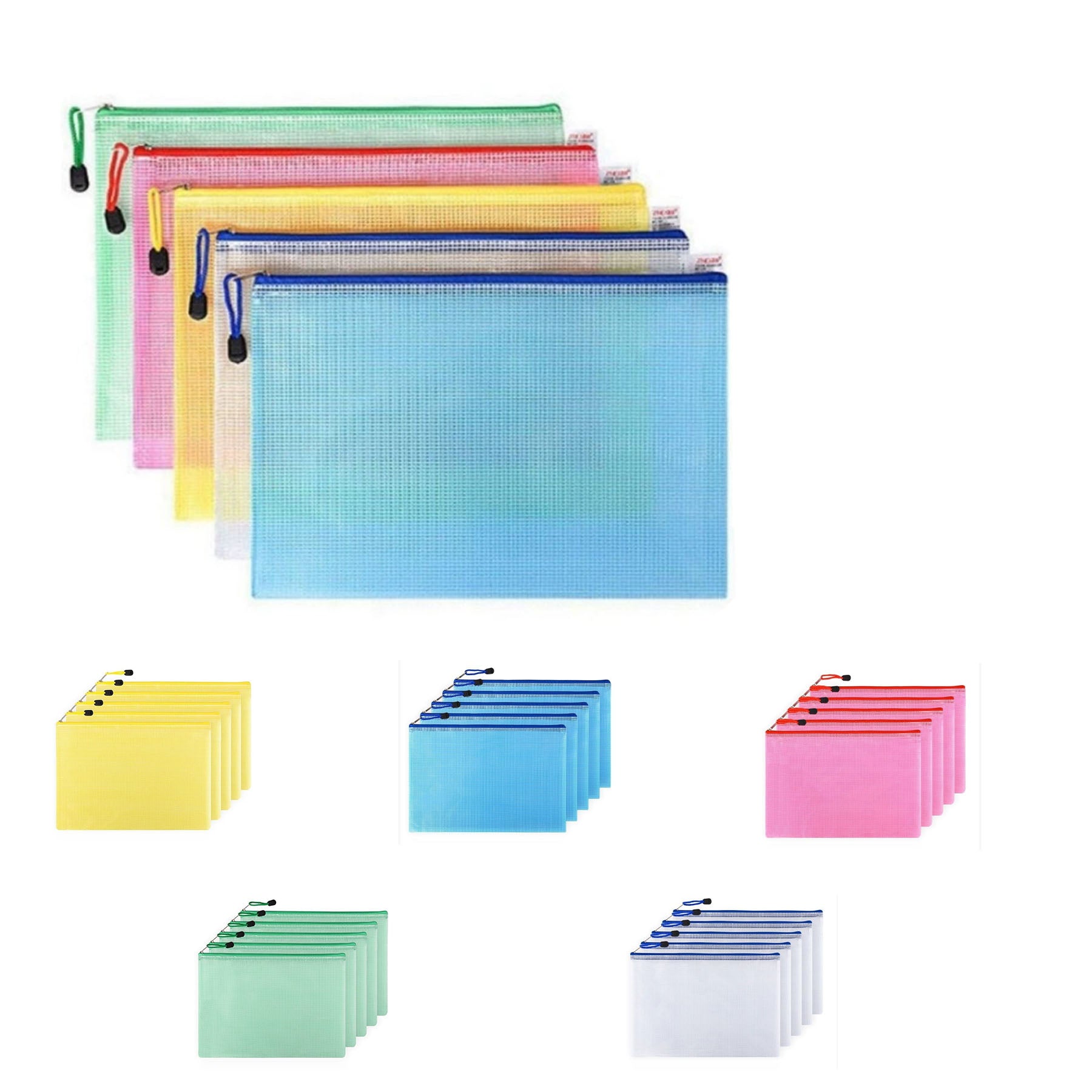 Custom PVC Mesh Zipper Storage Pouch