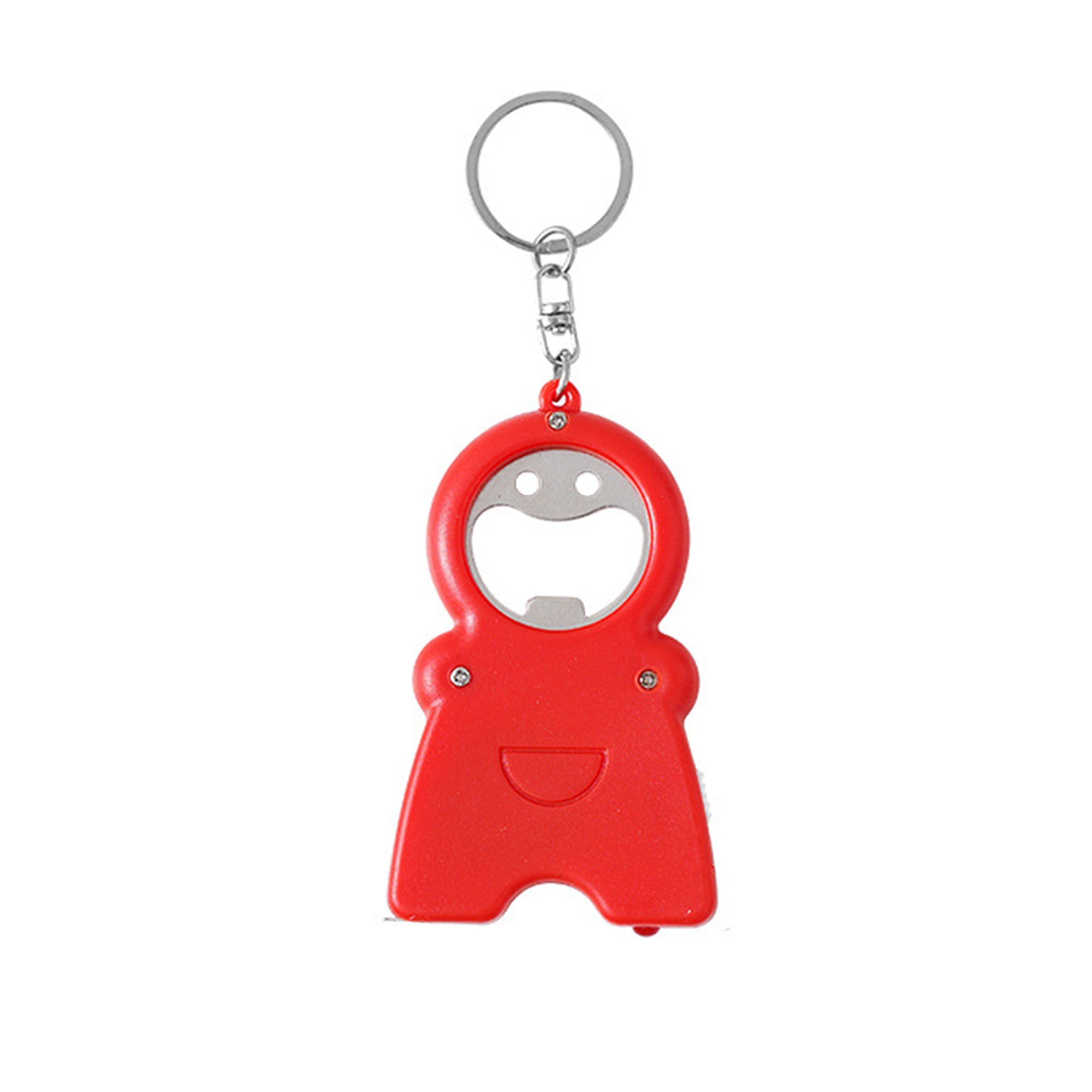 3 in 1 Smile Keychain Opener Flashlight