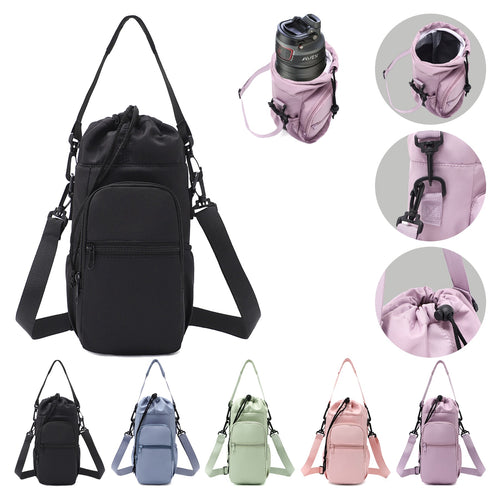 32 Oz Portable Crossbody Water Bottle Sleeve