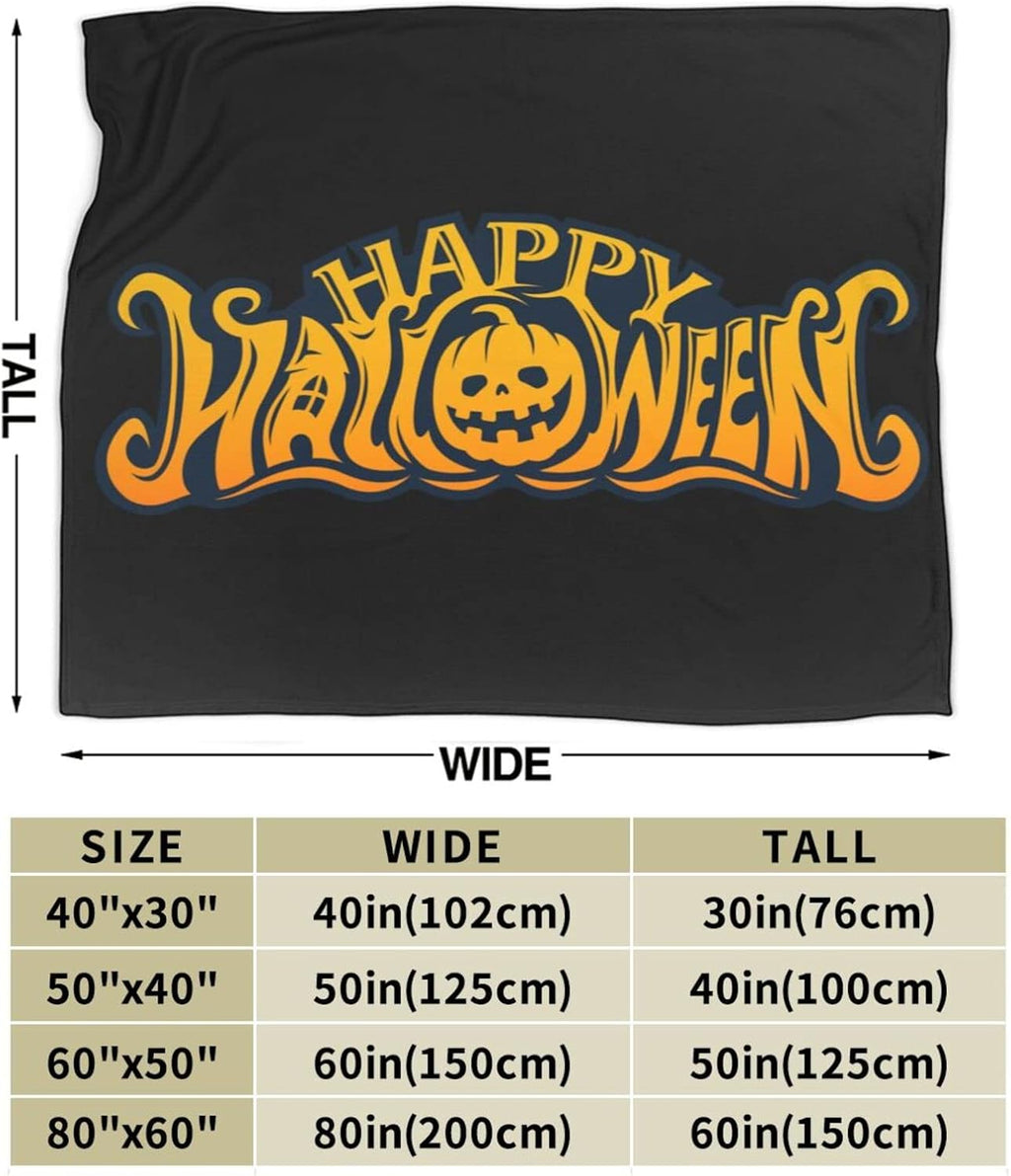 Flannel Halloween Blankets Gifts
