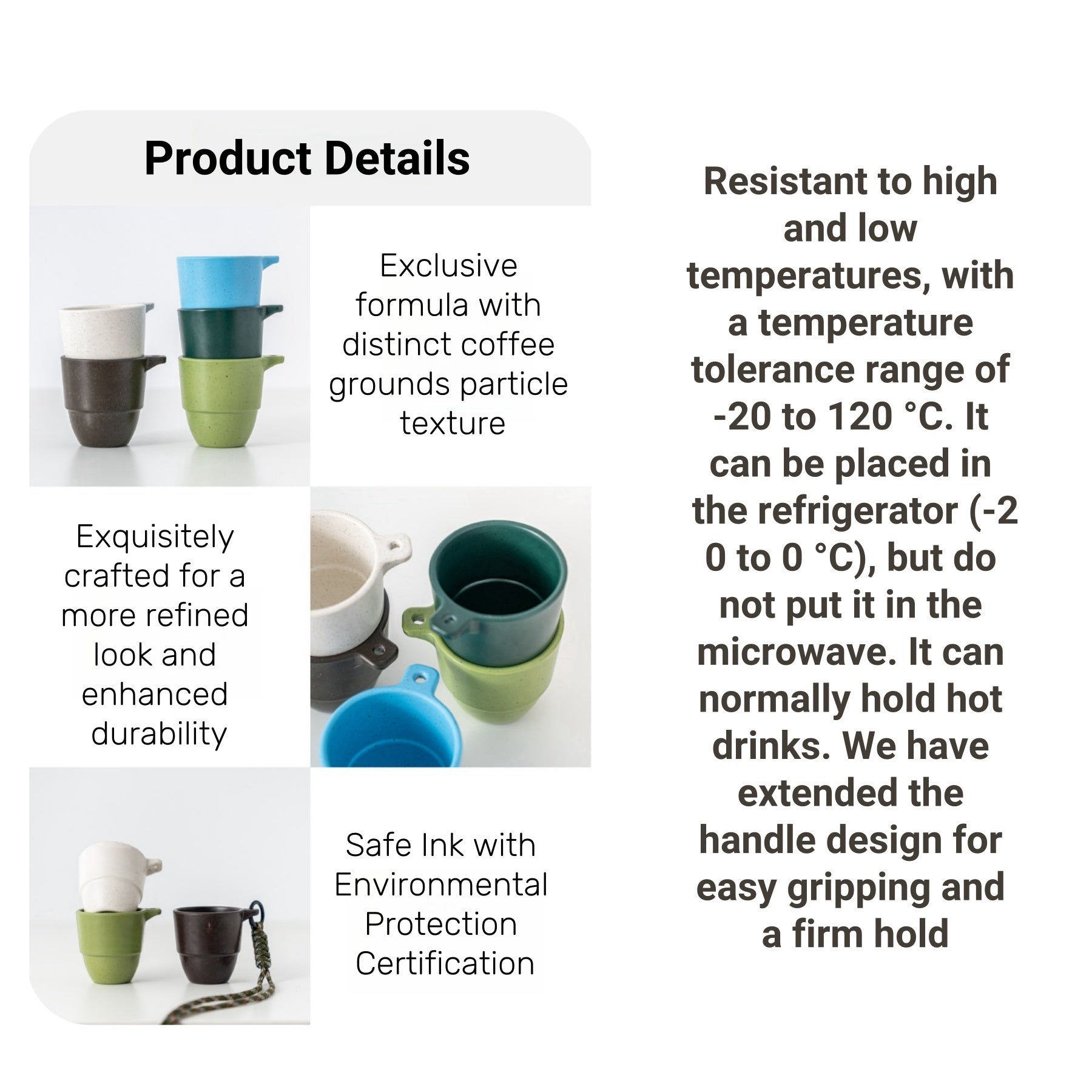 Coffee Grounds Cup With A Lanyard