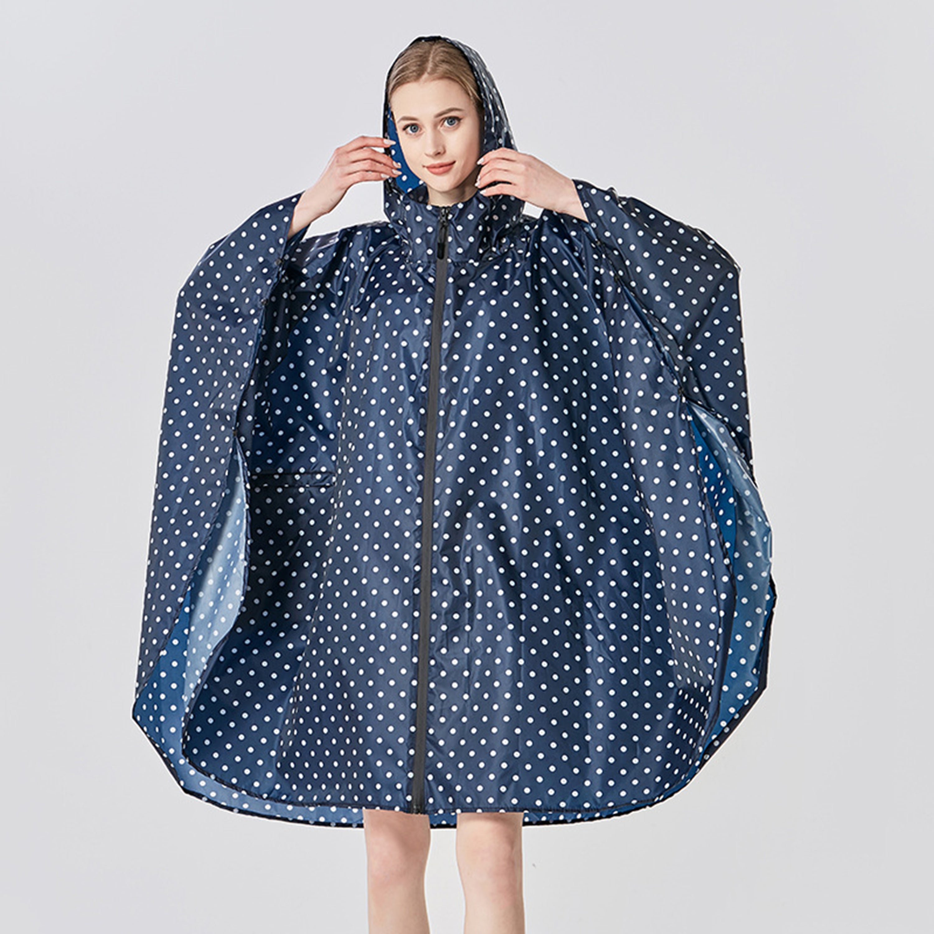 Zip-Up Rain Poncho